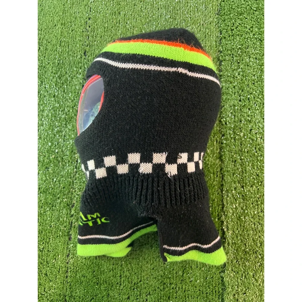 Arctic Cat Snowmobiles Facemasks Baclava OSFM Black/Green Checkered‎
